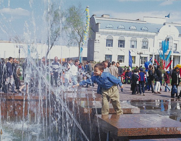 1-5 Republic Square, Astana, Kazakhstan, May 2000/ Bessa R Elmar 35mm Kodak EBX