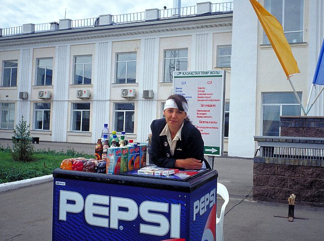 1-8 Astana Station, Astana, Kazakhstan, July 2000/ Bessa R Elmar 35mm Kodak EBX