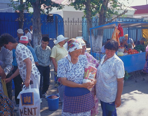 1-10 Central Market, Astana, Kazakhstan, August 2000/ Bessa R Elmar 35mm Kodak EBX