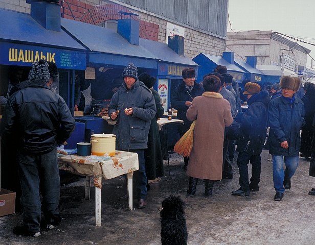 2-1 Central Market, Astana, Kazakhstan, November 2000/ Bessa R Elmar 35mm Kodak EBX