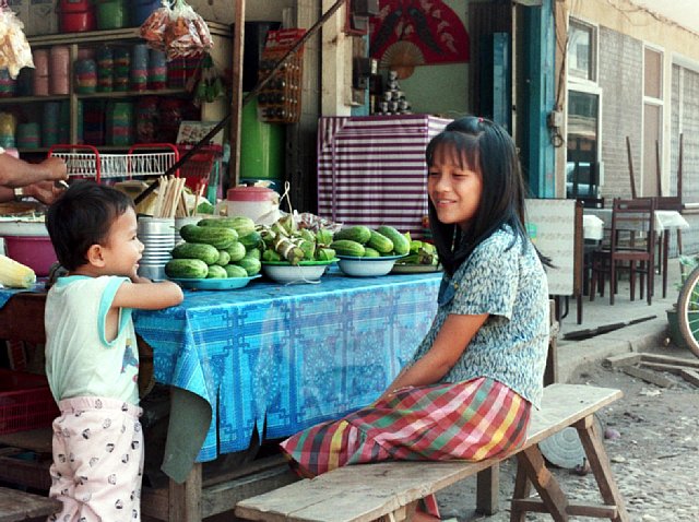 22-2 Vientiane, Lao PDR, 1989/ Pentax MX Takmar 50mm Kodak Negative Film G200-2