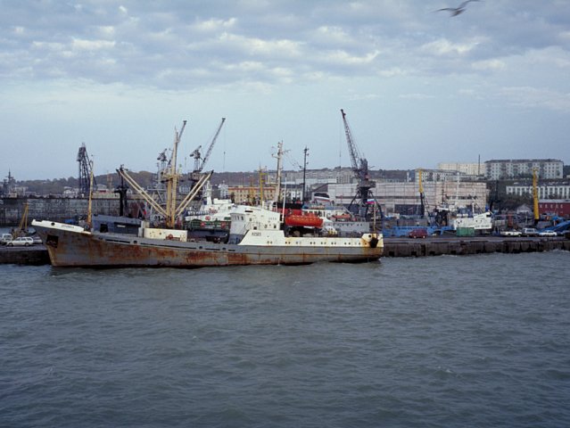 32-2 Port of Korsakov, Sakhalin, Russia, September 2001/ Leica Minilux 40mm Kodak EB-2