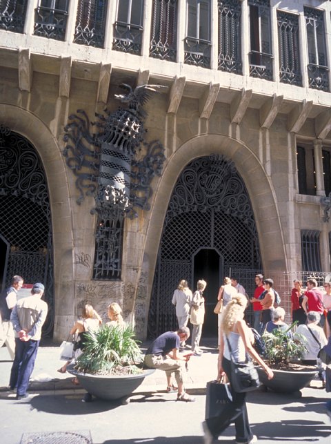 46-7 Guell Palace, Barcelona, Spain, September 2003/ Bessa L Snapshot Scopar 25mm Kodak E100GX